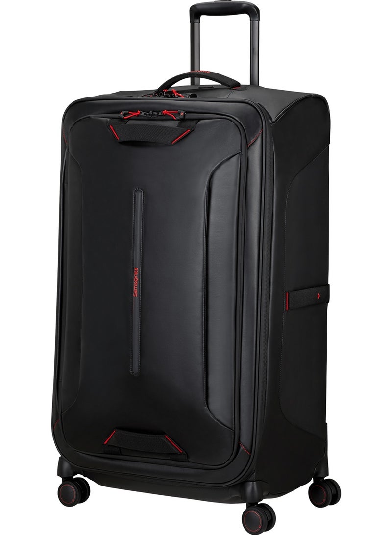 Samsonite Ecodiver Suitcase Check-In Size 79 cm, 4 Spinner Wheels, 100% Recycled Pet, Black|ID Tag|Front Pocket Compartment|TSA Lock|Water Resistant Material - 3 Years International Warranty - Image 4